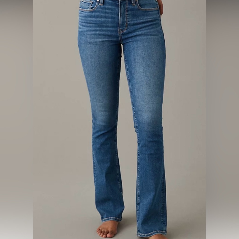 AE Next Level High-Waisted Skinny Kick Jean